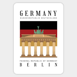 make a journey to Germany Sticker